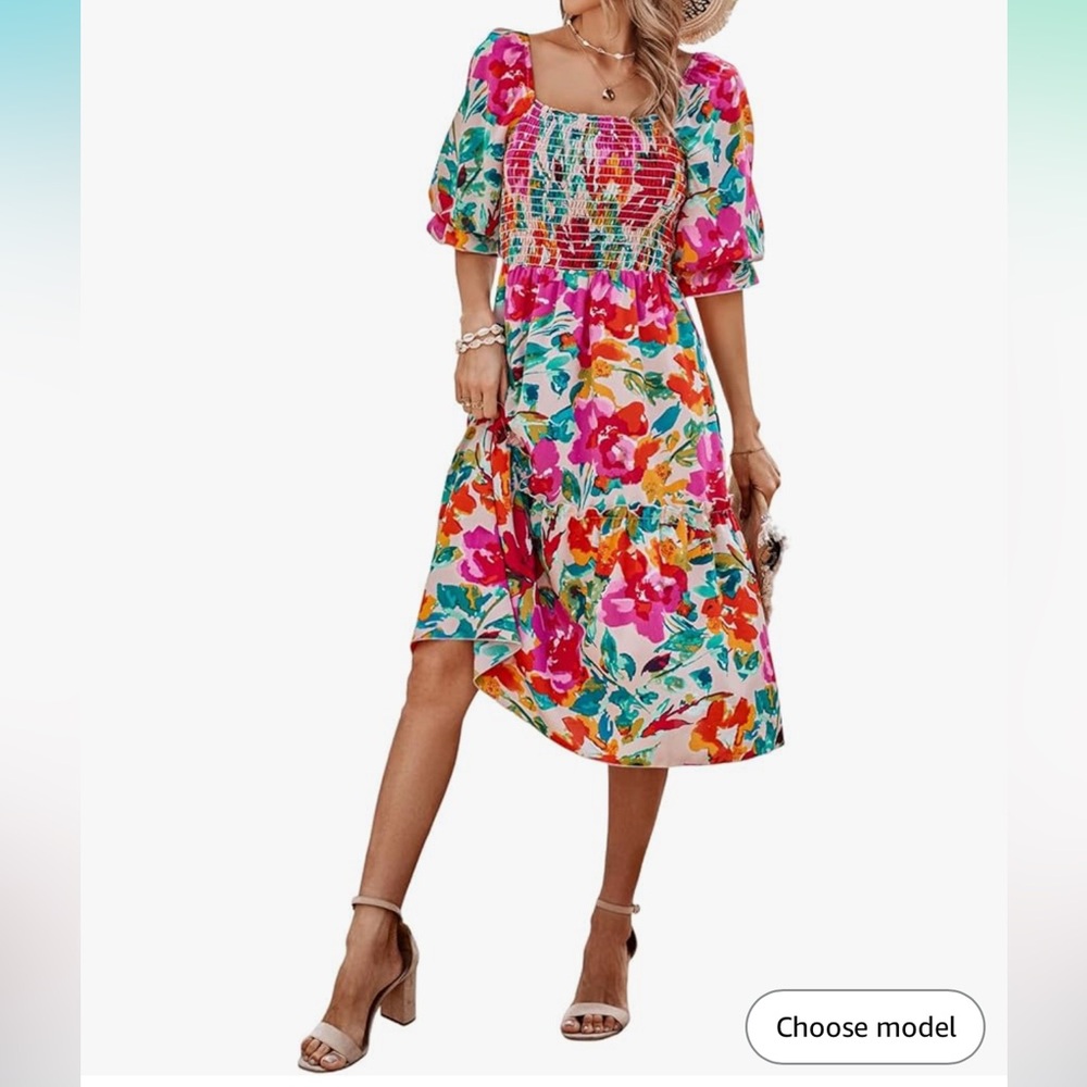 Pretty Garden floral dress